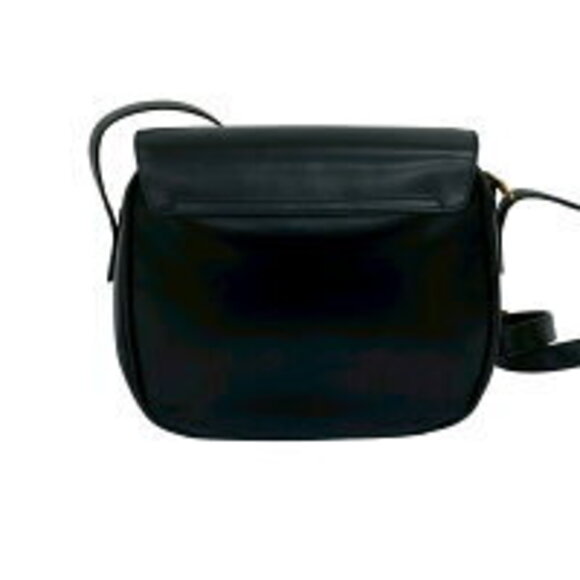 Gucci bag logo calfskin leather Black Shoulder Bag pouch - Picture 3 of 9